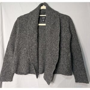 Eileen Fisher Women's Open Cardigan Sweater Merino Wool Cashmere Size S (643)